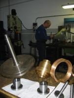 Eje Soporte, Tuerca paso 10 y casquillo